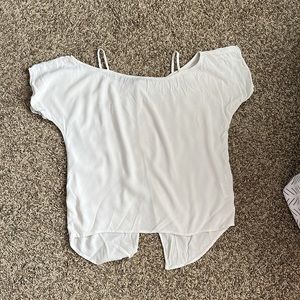 white off the shoulder top